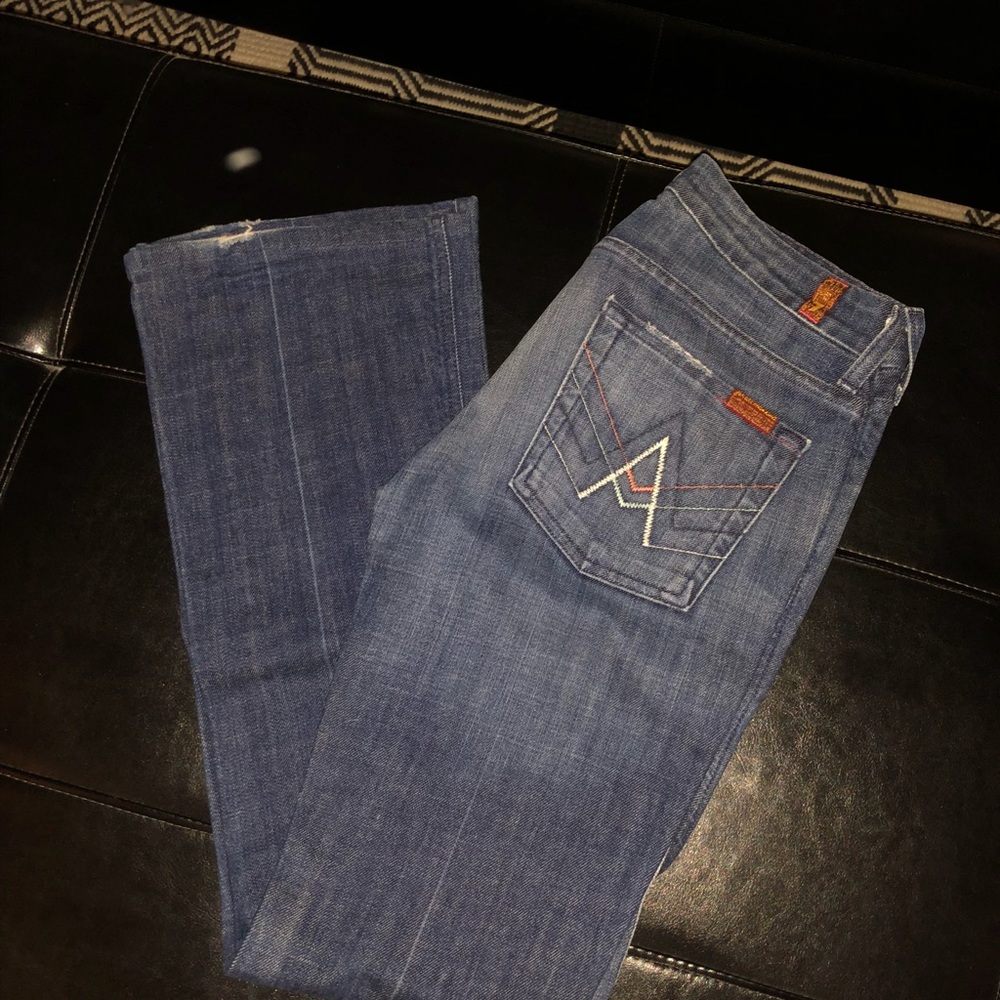 Seven Jeans with stitching pocket detail